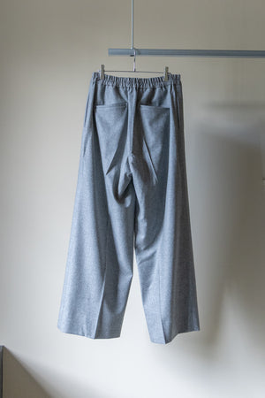 [SHEIK YERBOUTI] "Super 120's Wool Flannel Easy Pants"