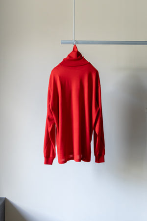 【SHEIK YERBOUTI】"MERINO WOOL HIGH NECK L/S T-SHIRT"