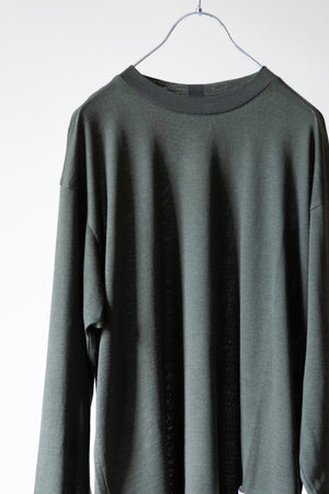 【SHEIK YERBOUTI】"MERINO WOOL L/S T-SHIRT"