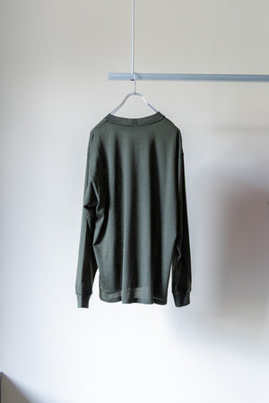 【SHEIK YERBOUTI】"MERINO WOOL L/S T-SHIRT"