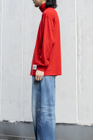 【SHEIK YERBOUTI】"MERINO WOOL HIGH NECK L/S T-SHIRT"
