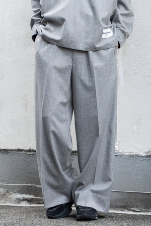 [SHEIK YERBOUTI] "Super 120's Wool Flannel Easy Pants"