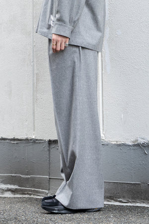 [SHEIK YERBOUTI] "Super 120's Wool Flannel Easy Pants"