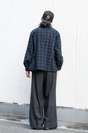 【YUTA MATSUOKA】"Fork Needle Punch Coach Jacket"