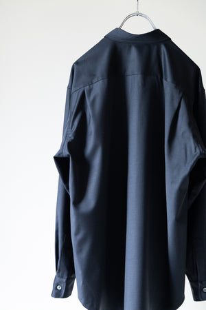 別注【nuterm】"Silk Wool "JD" Regular Collar Shirts"