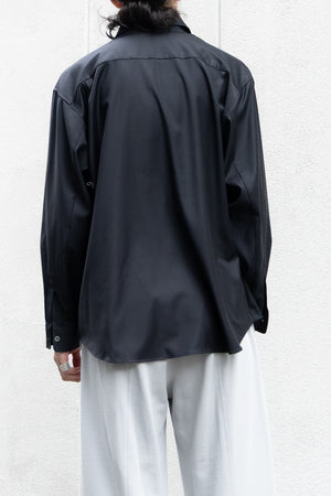 別注【nuterm】"Silk Wool "JD" Regular Collar Shirts"
