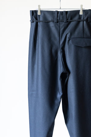 [ETHOSENS] "Super 120 Wool Flannel Squeeze Slacks"
