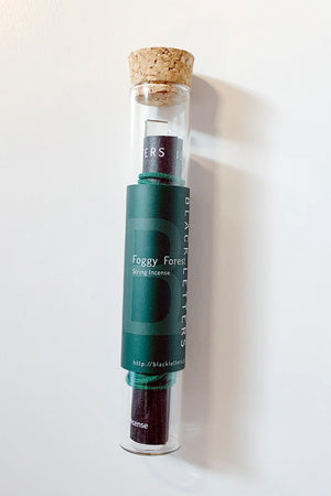 【BLACK LETTERS】"STRING INCENSE（Foggy Forest）"