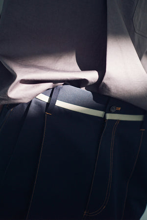 【nuterm】"カラーステッチトラウザーズ"