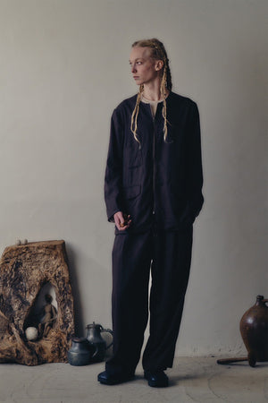 [YUTA MATSUOKA]"GENTLY CLOTH ZIP JACKET"