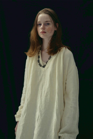 【YUTA MATSUOKA】"CANVAS LINEN SMOCK"